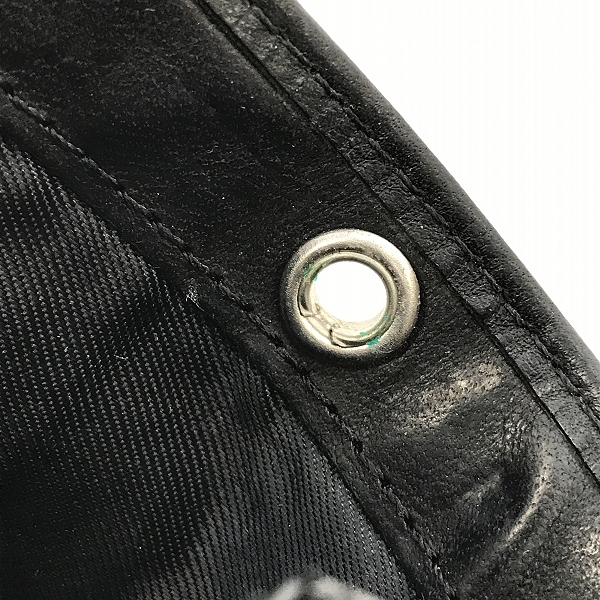 実際に弊社で買取させて頂いたHYSTERIC GLAMOUR/ヒステリックグラマー ロゴスタッズ ミニウォレット/財布の画像 9枚目