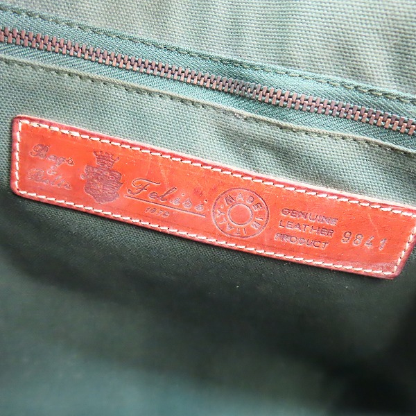 実際に弊社で買取させて頂いたFelisi/フェリージ レザー ブリーフケース/ビジネスバッグ 9841の画像 4枚目