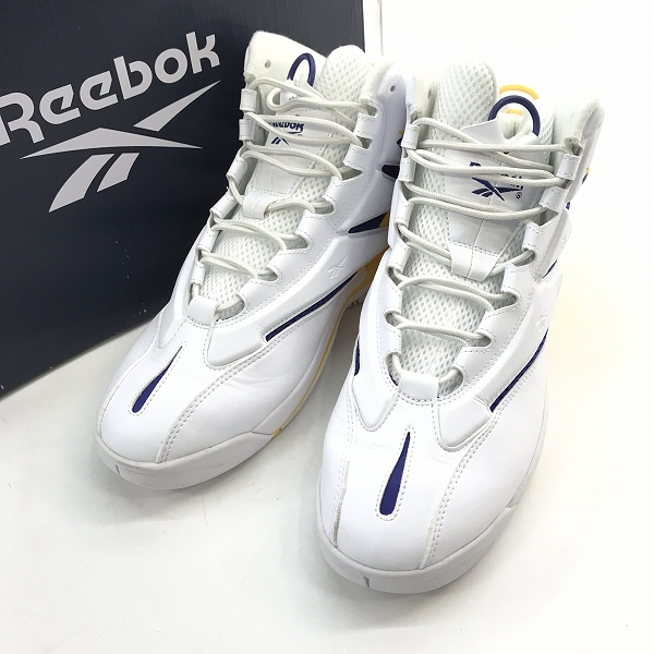 実際に弊社で買取させて頂いたReebok/リーボック クラシック THE BLAST LA LAKERS バスケットシューズ スニーカー GZ9520/29