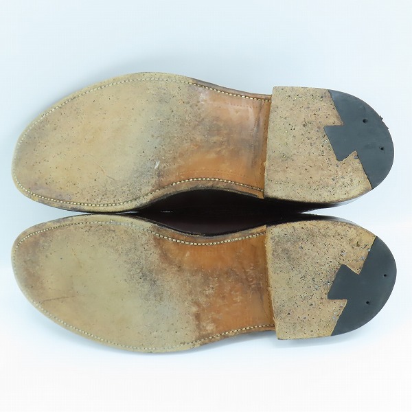 実際に弊社で買取させて頂いたalden/オールデン ウイングチップ レザーシューズ/9.5の画像 2枚目