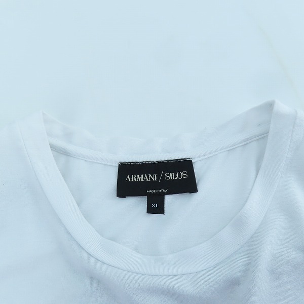 実際に弊社で買取させて頂いたGIORGIO ARMANI/ジョルジオアルマーニ SILOS/シーロス フォト グラフィック Tシャツ 01T53J 012CJ/XLの画像 5枚目