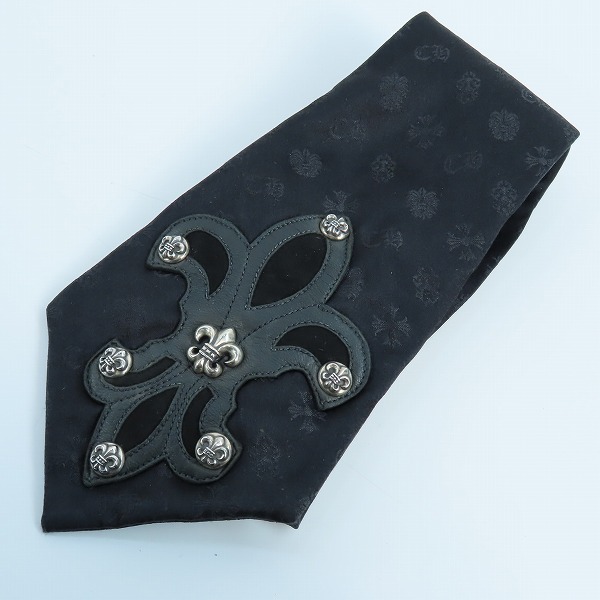 実際に弊社で買取させて頂いたCHROME HEARTS/クロムハーツ BSフレア モノグラム ネクタイ