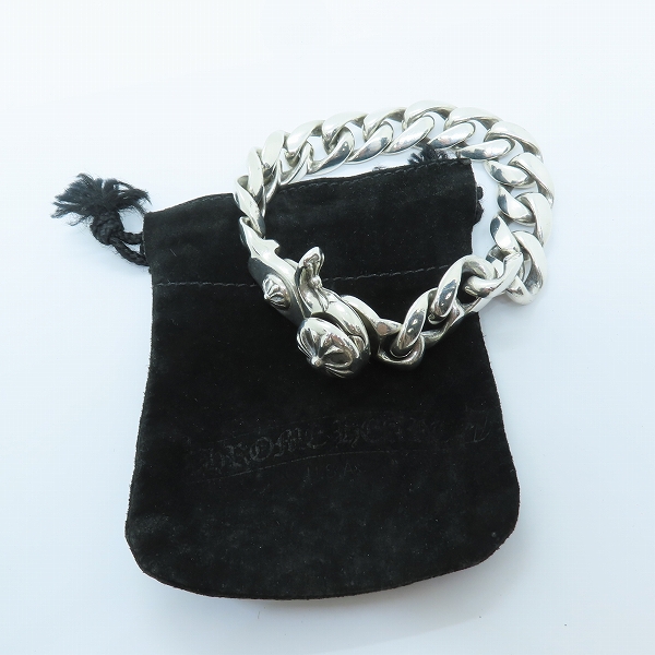 実際に弊社で買取させて頂いたCHROME HEARTS/クロムハーツ  クラシックリンククリップ ブレスレットの画像 8枚目
