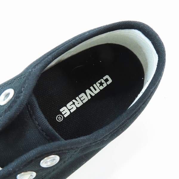 実際に弊社で買取させて頂いたCONVERSE/コンバース JACK PURCELL/ジャックパーセル スニーカー ブラック 1R194/24の画像 4枚目