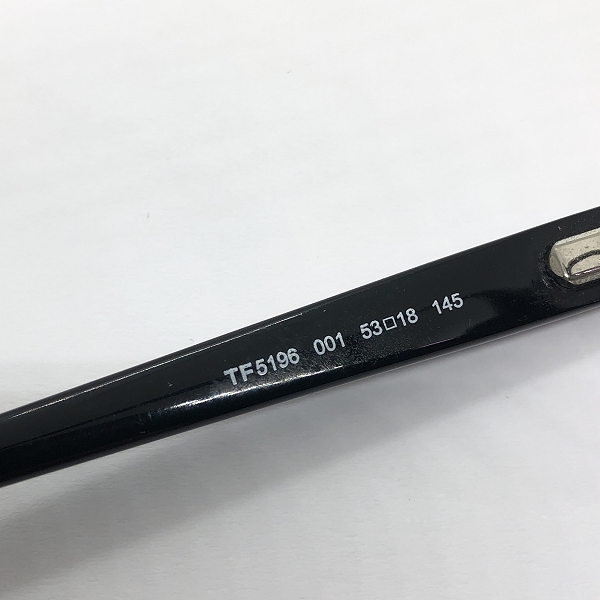 実際に弊社で買取させて頂いたTOMFORD/トムフォード フルリム 眼鏡/メガネフレーム/アイウェア TF5196の画像 6枚目