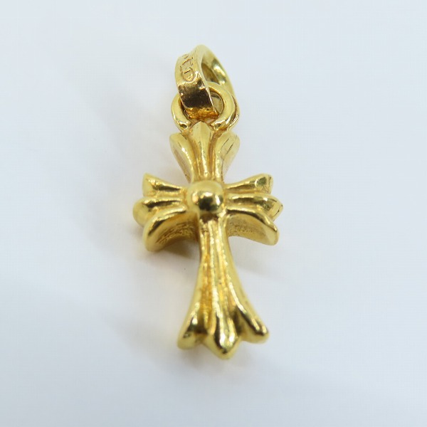 実際に弊社で買取させて頂いたCHROME HEARTS/クロムハーツ 22K CRS BBYFAT/ベビーファット クロス チャーム/トップの画像 1枚目