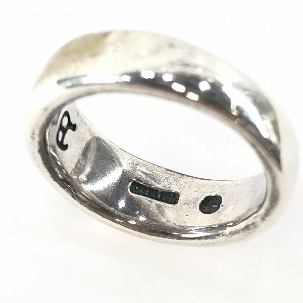 実際に弊社で買取させて頂いたBill Wall Leather/BWL/ビルウォールレザー スムース Cクロス クロス リング/18.5号の画像 7枚目