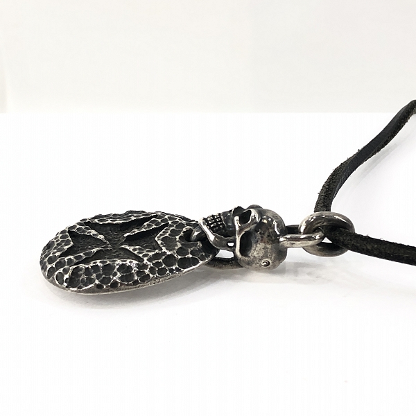 実際に弊社で買取させて頂いた【証明書】GABORATORY/ガボラトリー/ガボール ペンダントシングル スカル ｗ/マルティスクロス チゼルドブロブ の画像 3枚目