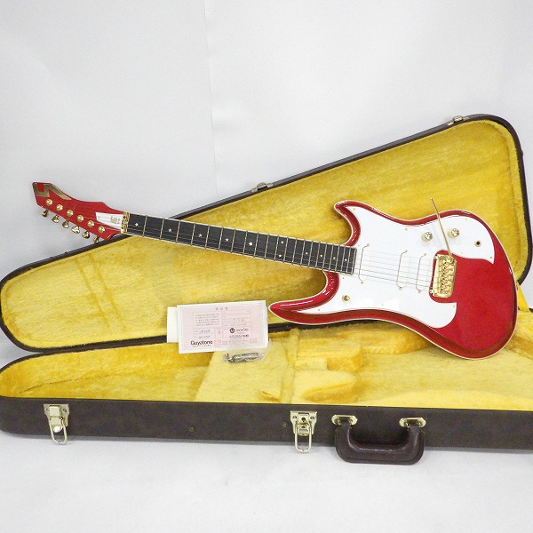 実際に弊社で買取させて頂いた★Guyatone/グヤトーン Sharp 5 CUSTOM LG-2100M MK III 1994 ビザール エレキギター ハードケース付