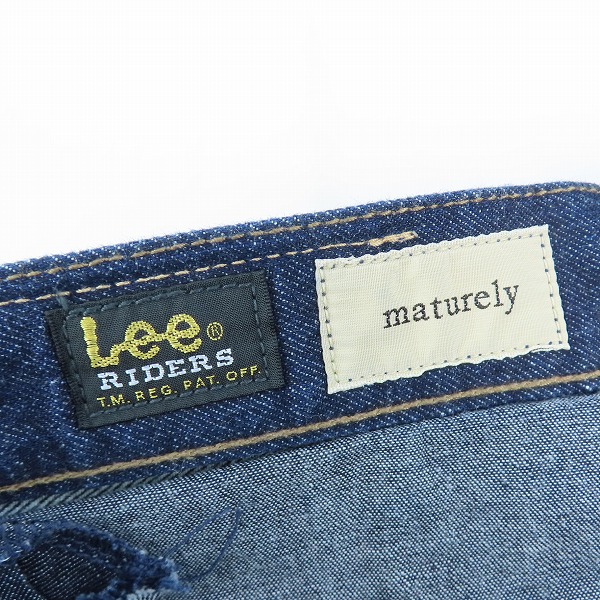 実際に弊社で買取させて頂いたLEE × maturely/リー× マチュアリー デニムパンツ LB9345/Sの画像 3枚目