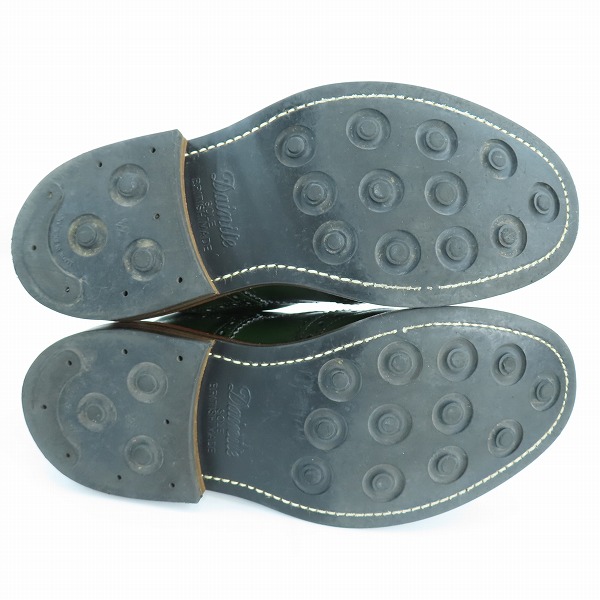 実際に弊社で買取させて頂いたTrickers/トリッカーズ MOLTON モールトン カントリーブーツ ウイングチップ グリーン M2508/8の画像 2枚目