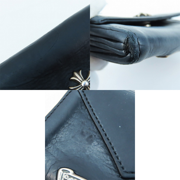 実際に弊社で買取させて頂いたCHROME HEARTS/クロムハーツ タイニーウォレットCHプラスの画像 8枚目