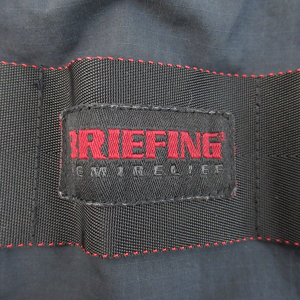 実際に弊社で買取させて頂いたREMI RELIEF×BRIEFING/レミレリーフ×ブリーフィング ドローコード ビッグシルエット ポケットTシャツ M の画像 4枚目