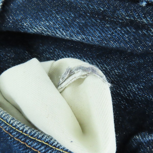 実際に弊社で買取させて頂いたEVIS/エビス/エヴィス Lot 2001 No1 SPECIAL ボタンフライ デニムパンツ/ジーンズ 34×35の画像 7枚目