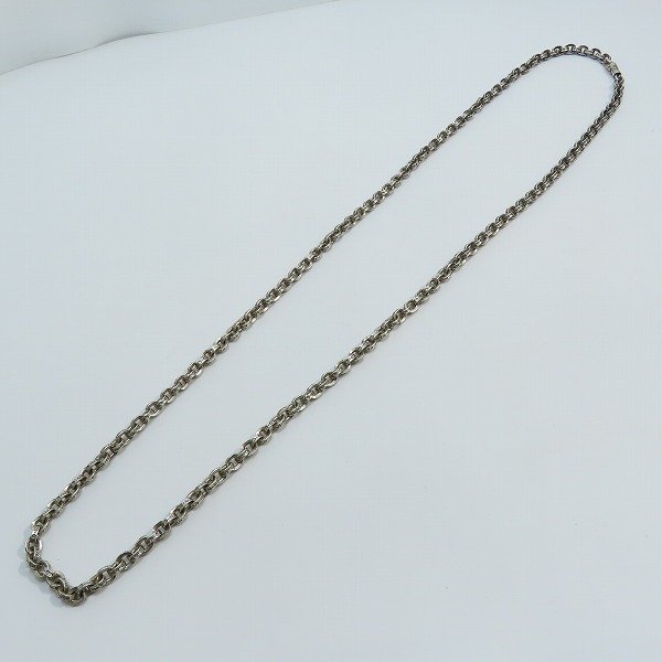 実際に弊社で買取させて頂いたCHROME HEARTS/クロムハーツ PAPER CHAIN 30/ペーパーチェーン ネックレス 30インチの画像 6枚目