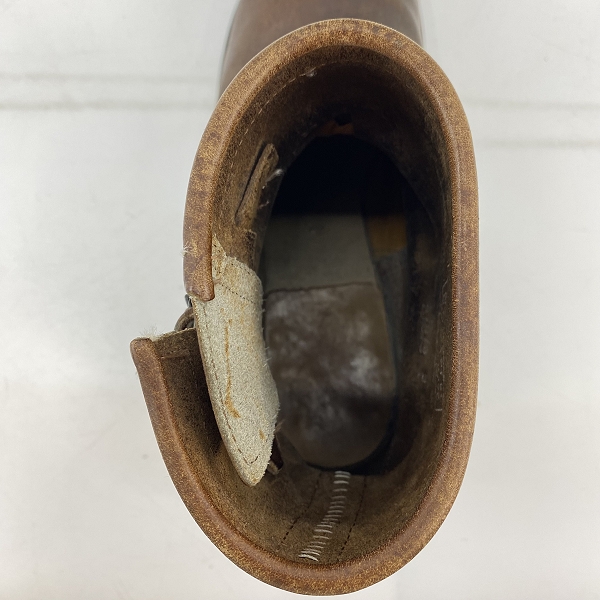 実際に弊社で買取させて頂いたCHIPPEWA/チペワ レザーショートエンジニアブーツ ブラウン 27873/9.5Eの画像 4枚目