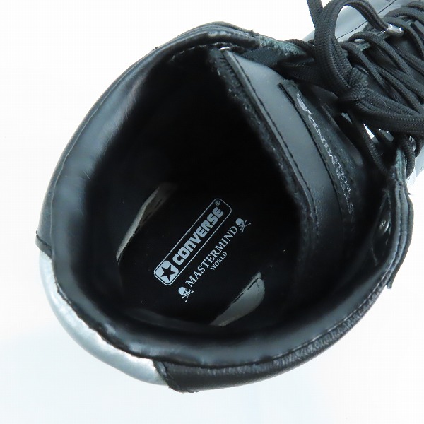 実際に弊社で買取させて頂いたCONVERSE×MASTERMIND/コンバース×マスターマインド PRO LEATHER HI/プロレザーハイ 34200960/28.0の画像 4枚目