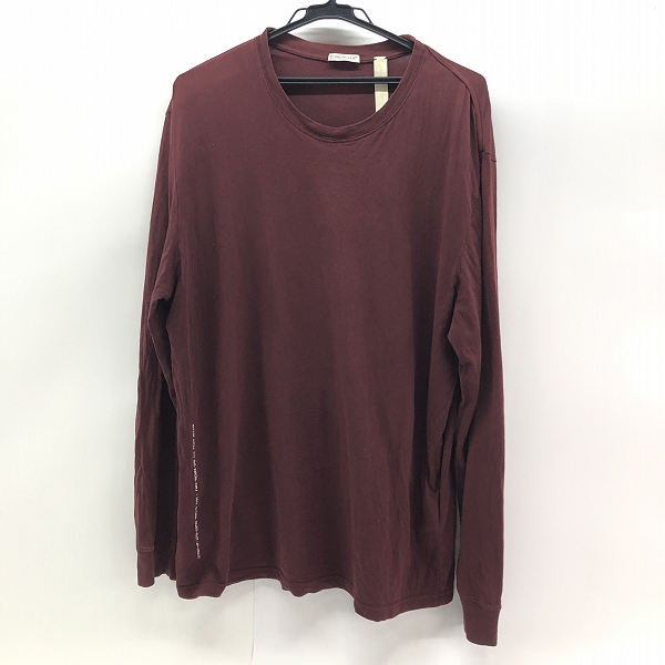 実際に弊社で買取させて頂いた【JPタグ】MONCLER/モンクレール FRAGMENT/フラグメント 21AW 長袖Tシャツ G209U8D00003/XL