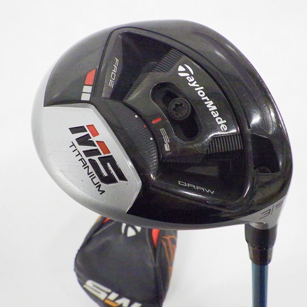 実際に弊社で買取させて頂いたTaylorMade/テーラーメイド M5 TITANIUM フェアウェイウッド 3w/15° Tour AD GP-6 FLEX:S ヘッドカバー付き