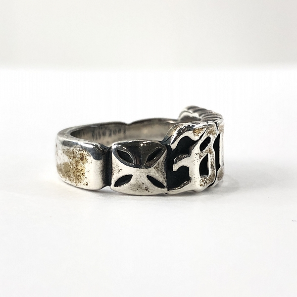 実際に弊社で買取させて頂いたBill Wall Leather/BWL/ビルウォールレザー ロゴデザインリング/14号の画像 4枚目