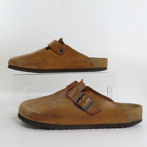 実際に弊社で買取させて頂いたBIRKEN STOCK/ビルケンシュトック 本革 レザー ブラウン系 43の画像 3枚目