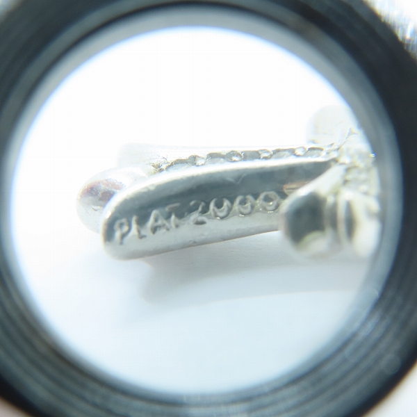 実際に弊社で買取させて頂いたCHROME HEARTS/クロムハーツ PLAT TNY CRSF P DMND プラチナ タイニーファットクロス チャーム w/ダイヤパヴェの画像 4枚目