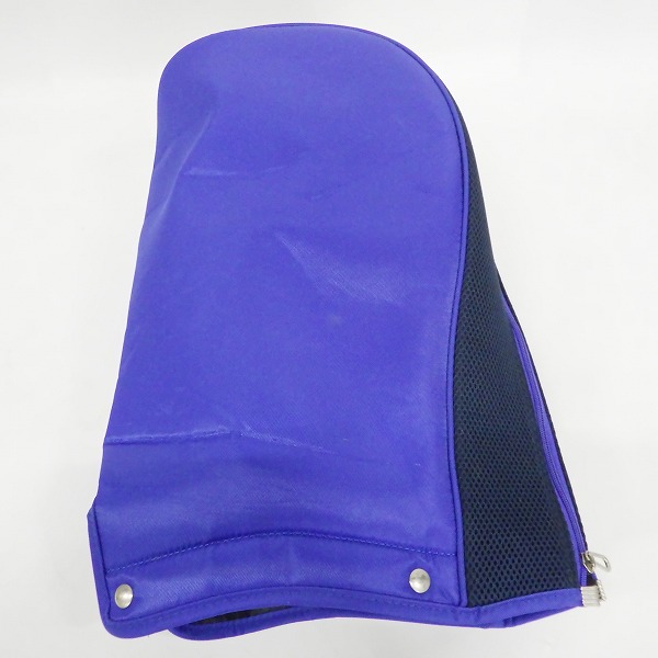 実際に弊社で買取させて頂いたle coq sportif/ルコックスポルティフ QQBPJJ08 9型 6分割キャディバッグ ブルーｘイエローの画像 8枚目