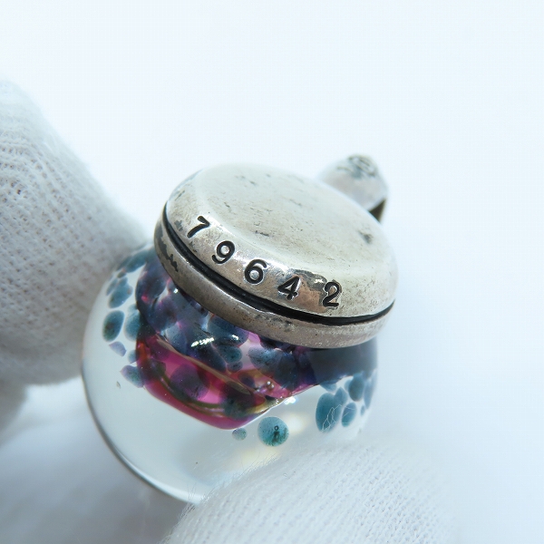 実際に弊社で買取させて頂いた【ギャラ付き】STARLINGEAR/スターリンギア New skull marble Karasu tengu/マーブル ペンダントの画像 4枚目