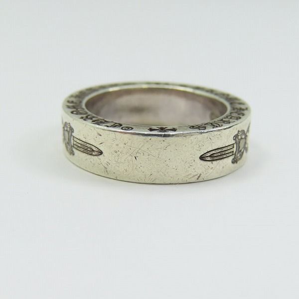 実際に弊社で買取させて頂いた【ギャラ付き】CHROME HEARTS/クロムハーツ 6mmスペーサー ダガーリング 14号の画像 4枚目