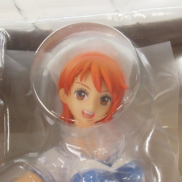 実際に弊社で買取させて頂いた【未開封】メガハウス Portrait.Of.Pirates/P.O.P ワンピース エクセレントモデル PlayBack Memories ナミ フィギュアの画像 2枚目