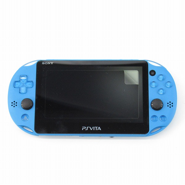 実際に弊社で買取させて頂いたSONY/ソニー PlayStation Vita/PS Vita Wi-Fiモデル 本体 PCH-2000 アクア・ブルー【簡易動作確認済】