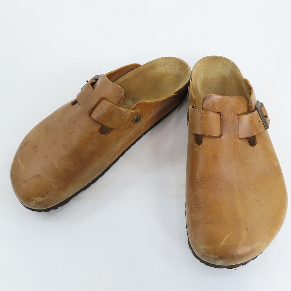 実際に弊社で買取させて頂いたBIRKEN STOCK/ビルケンシュトック 本革 レザー ブラウン系 43