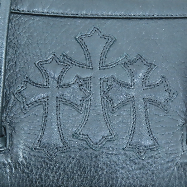 実際に弊社で買取させて頂いたCHROME HEARTS/クロムハーツ DUFFEL WEEKENDER BAG セメタリークロスパッチ ボストンバッグ の画像 7枚目
