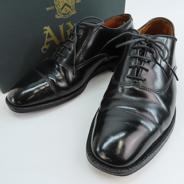 実際に弊社で買取させて頂いたAlden/オールデン ストレートチップ キャップトゥ レザーシューズ 90710/7.5