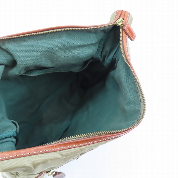 実際に弊社で買取させて頂いたFelisi/フェリージ レザー/ナイロン ショルダーバッグ ベージュ  9362の画像 4枚目