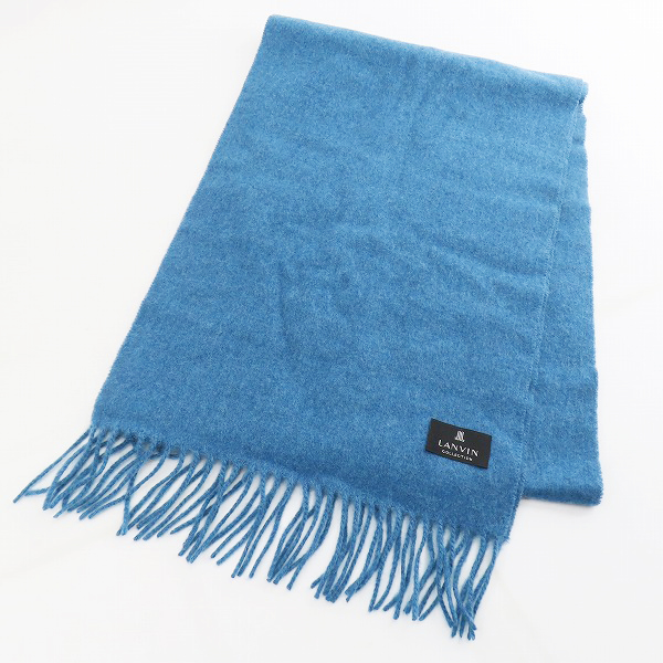 実際に弊社で買取させて頂いたLANVIN/ランバン マフラー フリンジ カシミヤ100％