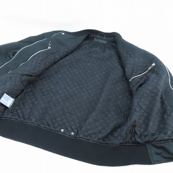 実際に弊社で買取させて頂いた【JPタグ】CHROME HEARTS/クロムハーツ TEARDROP FBRC V1J キルティング ダブルジップブルゾン 2225-304-6250/Mの画像 8枚目