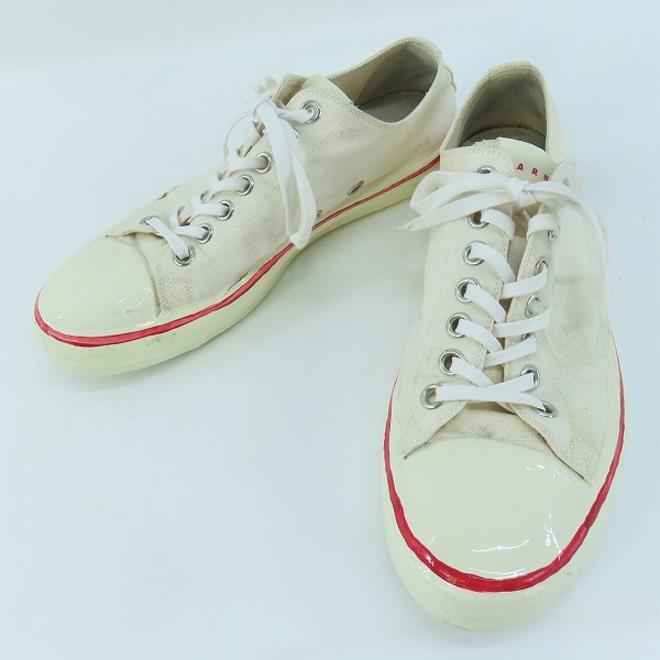 実際に弊社で買取させて頂いたMARNI/マルニ GOOEY キャンバス スニーカー/41