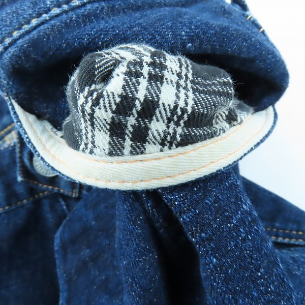 実際に弊社で買取させて頂いたEVISU/エヴィス 新恵美寿神頭 ボタンフライ デニムパンツ LOT 2007 36×35の画像 7枚目