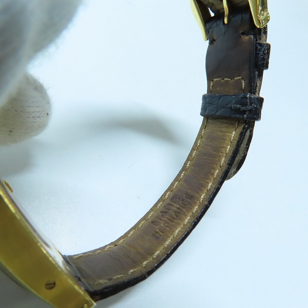 実際に弊社で買取させて頂いたCARTIER/カルティエ  タンクアメリカン SM クオーツ 18K 1710【動作未確認】の画像 8枚目