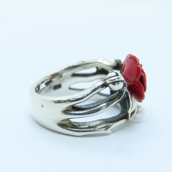 実際に弊社で買取させて頂いたJUSTIN DAVIS/ジャスティンデイビス Sacred Rose Ring A/バラ薔薇リング/SRJ460A/13号の画像 4枚目