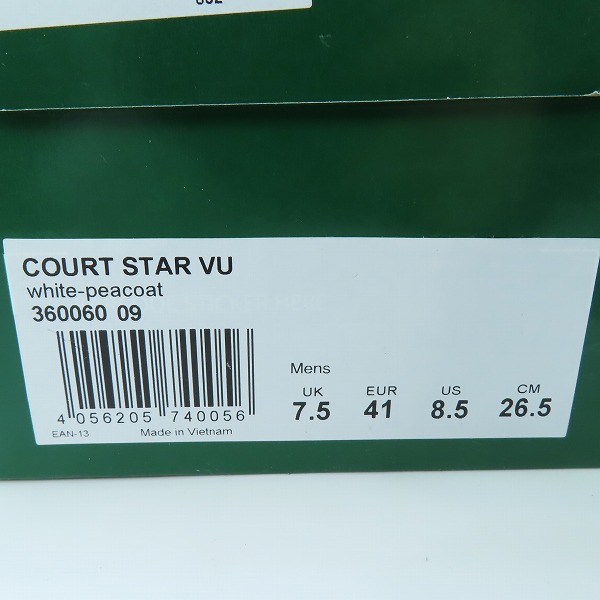 実際に弊社で買取させて頂いた(2) PUMA/プーマ Court Star VU コートスターVU スニーカー 360060-09/26.5の画像 9枚目