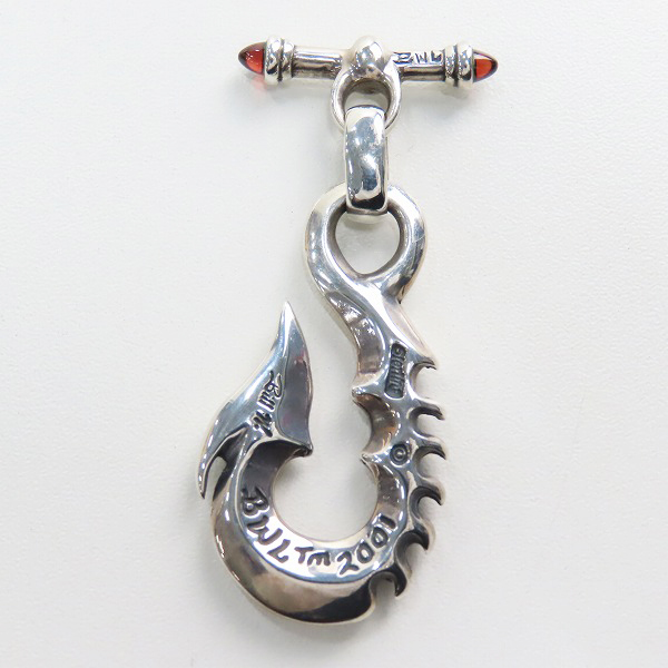 実際に弊社で買取させて頂いたBill Wall Leather/BWL/ビルウォールレザー フイッシュ フック ペンダント トップ w/Tバーの画像 1枚目