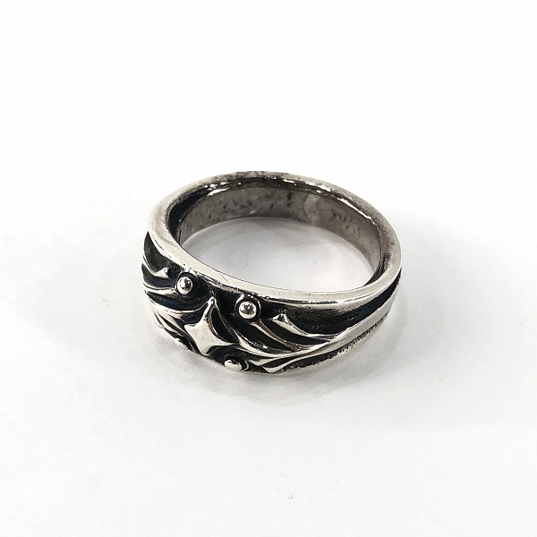 実際に弊社で買取させて頂いたBill Wall Leather/BWL/ビルウォールレザー クロス リング/21.5号