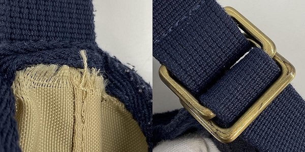 実際に弊社で買取させて頂いたHUNTING WORLD/ハンティングワールド ロゴ/総柄 リバーシブル ショルダーバッグの画像 8枚目