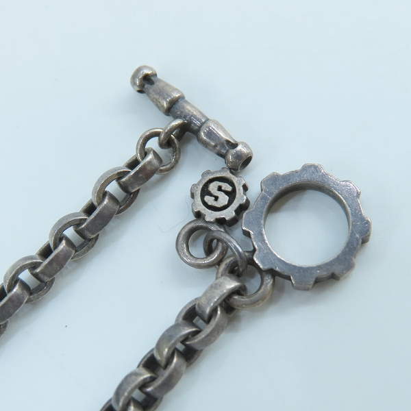 実際に弊社で買取させて頂いたSTARLINGEAR/スターリンギア スモールプレーンリンクチェーンネックレスの画像 2枚目