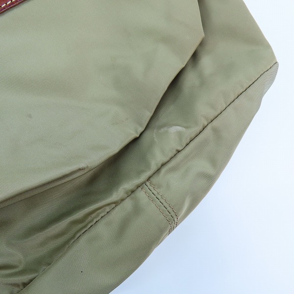 実際に弊社で買取させて頂いたFelisi/フェリージ レザー/ナイロン ショルダーバッグ ベージュ  9362の画像 6枚目