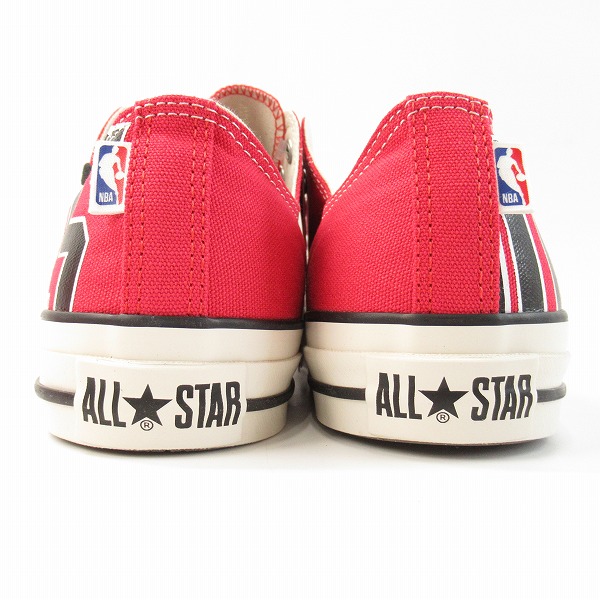実際に弊社で買取させて頂いた【未使用】CONVERSE/コンバース ALL STAR NBA OX CHI オールスター ブルズ 1SD536 28.0の画像 1枚目