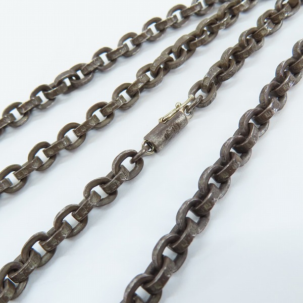 実際に弊社で買取させて頂いたCHROME HEARTS/クロムハーツ PAPER CHAIN 18/ペーパーチェーン ネックレス 18インチ