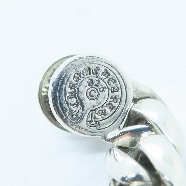 実際に弊社で買取させて頂いたCHROME HEARTS/クロムハーツ  クラシックリンククリップ ブレスレットの画像 6枚目